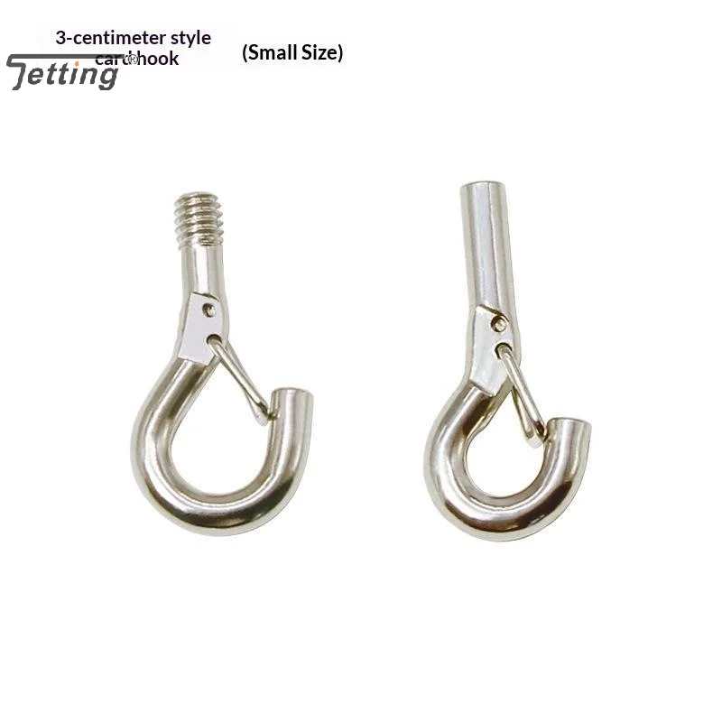 5 PCS Suspension Hooks With Threads, Ceiling Heavy-Duty Hooks With Spring Hooks Thread Lockers With Safety Hooks