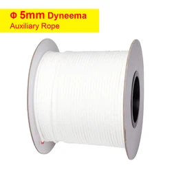 Φ:5mm-10KN Outdoor Climbing And Exploring Hole Protection Anchor Point Grip Strength Wear-Resistant Auxiliary Rope,P585