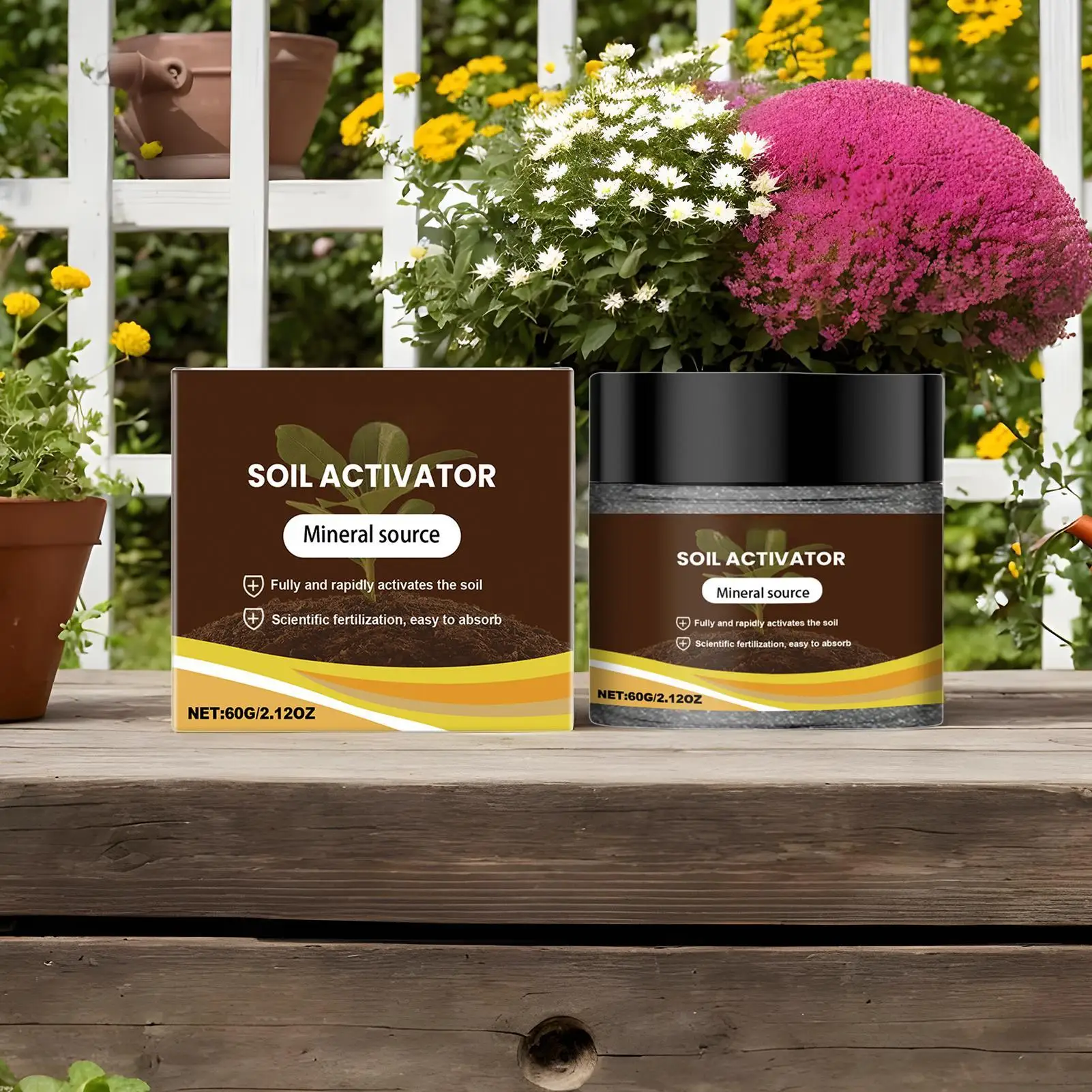 Soil Activator Organic Plant Growth Supplement Root Stimulant Fertilizer soil improvement Enhances Nutrients Gardening Care ﻿