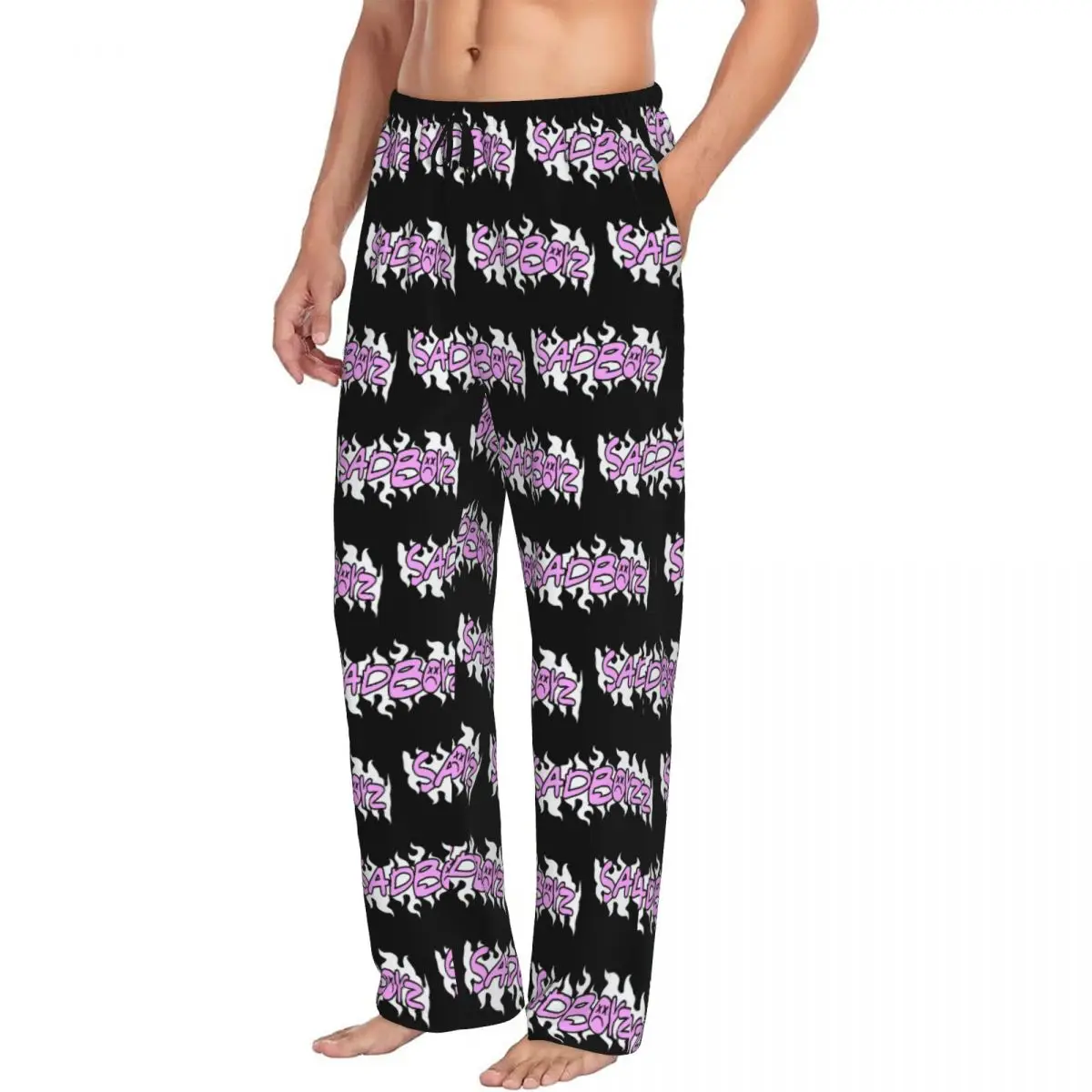 Custom J-Juniors H Merch Sad Boyz Pajama Pants Men's Sleepwear Lounge Sleep Bottoms Stretch with Pockets