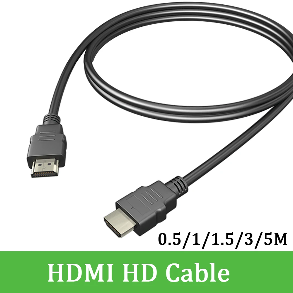 1Pcs High Speed HDMI-Compatible HD Cable Connector HDMI 3D 1080P TV Box Projector Notebook Computer PS3 Digital extension Cord