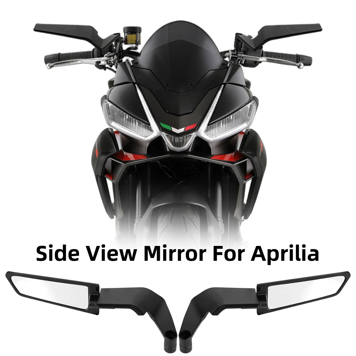 Motocykl strana výhled zrcadlo pro aprilia mana 850 dorsoduro 1200 750 900 tuono 125 660 1000 1100 tajné winglets zpětný pohled zrcadlo