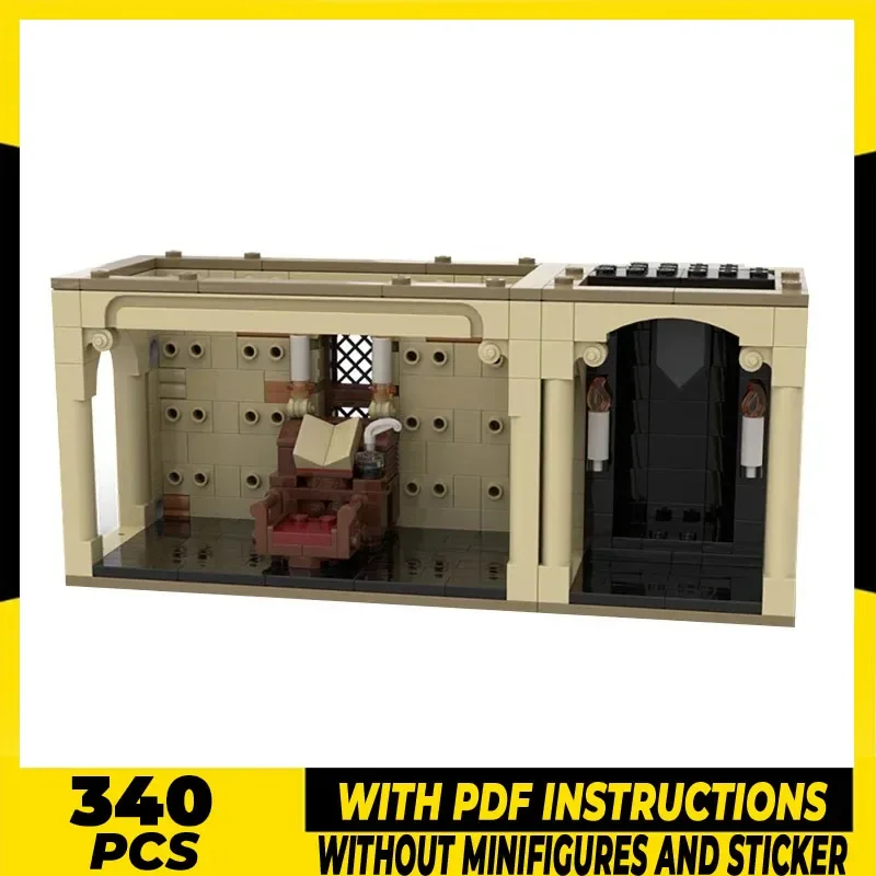 

Moc строительные кирпичи маленькая модель кабинета технология Star Movie Series модульные блоки Construstion DIY сборка игрушки подарки