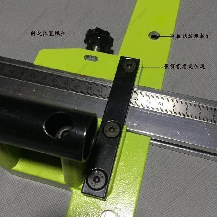 PVC-Kunststoff-Bodenbelag Installationswerkzeuge Kantentrimmer Großer Flachkantenschneider Rollenkante Wandmontage Elastischer Bodenbelag – Detail 5