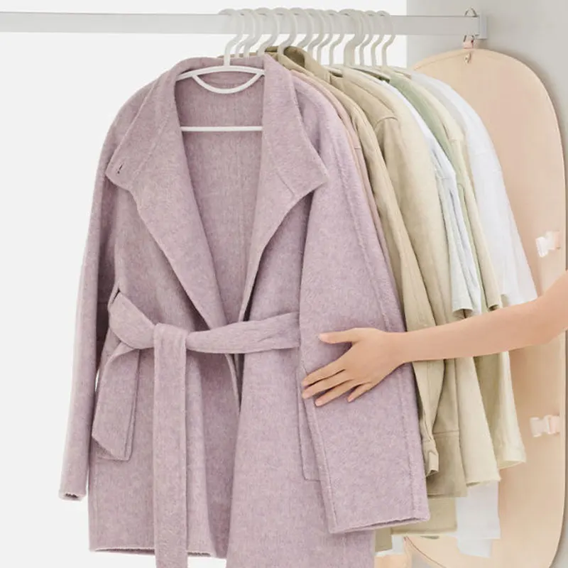 1/2PCS Closet Hanging Clothes Storage Bag Space Saving 50% Foldable Compression Board Wardrobe Storage Home Organization