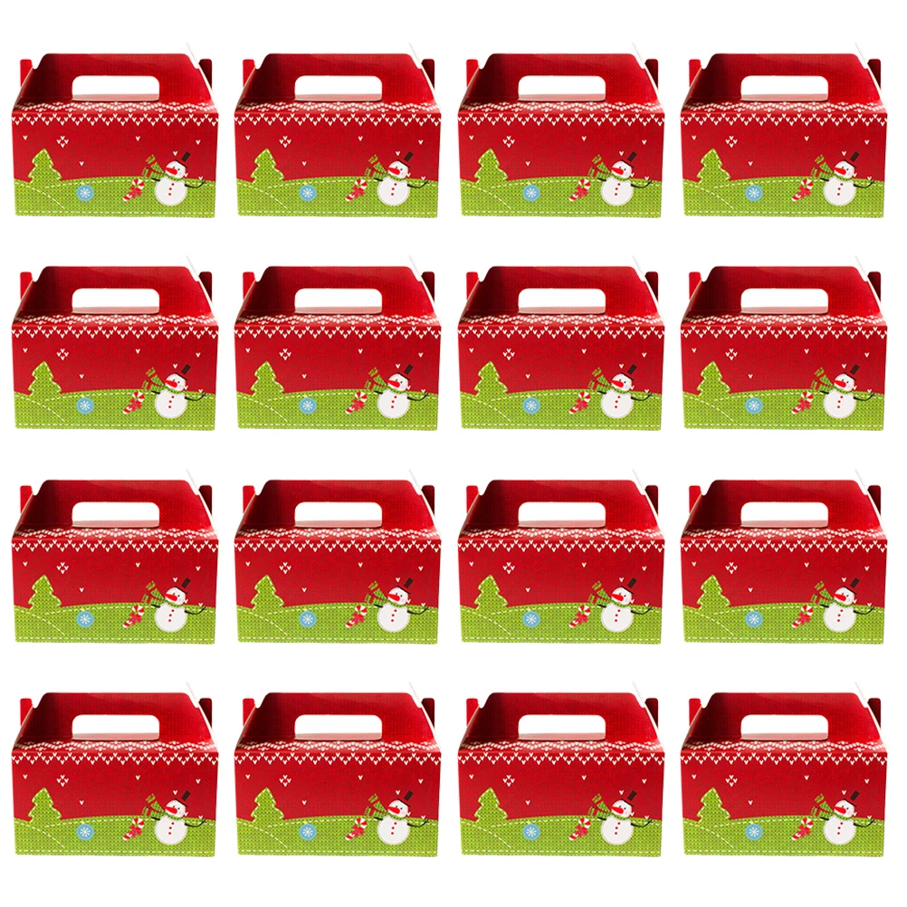 

20Pcs EcoFriendly Christmas Cupcake Boxes Thick Paper Insert Containers For Safe Cake Packaging Homemade Cupcakes Birthday Party