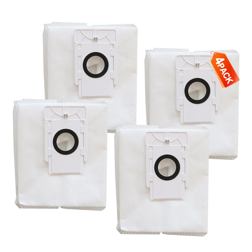 4/10pcs For Tapo RV10 Plus RVA200 Robot Vacuum Cleaner Bags Vacuum Cleaner Cleaning Household Appliance Accessories