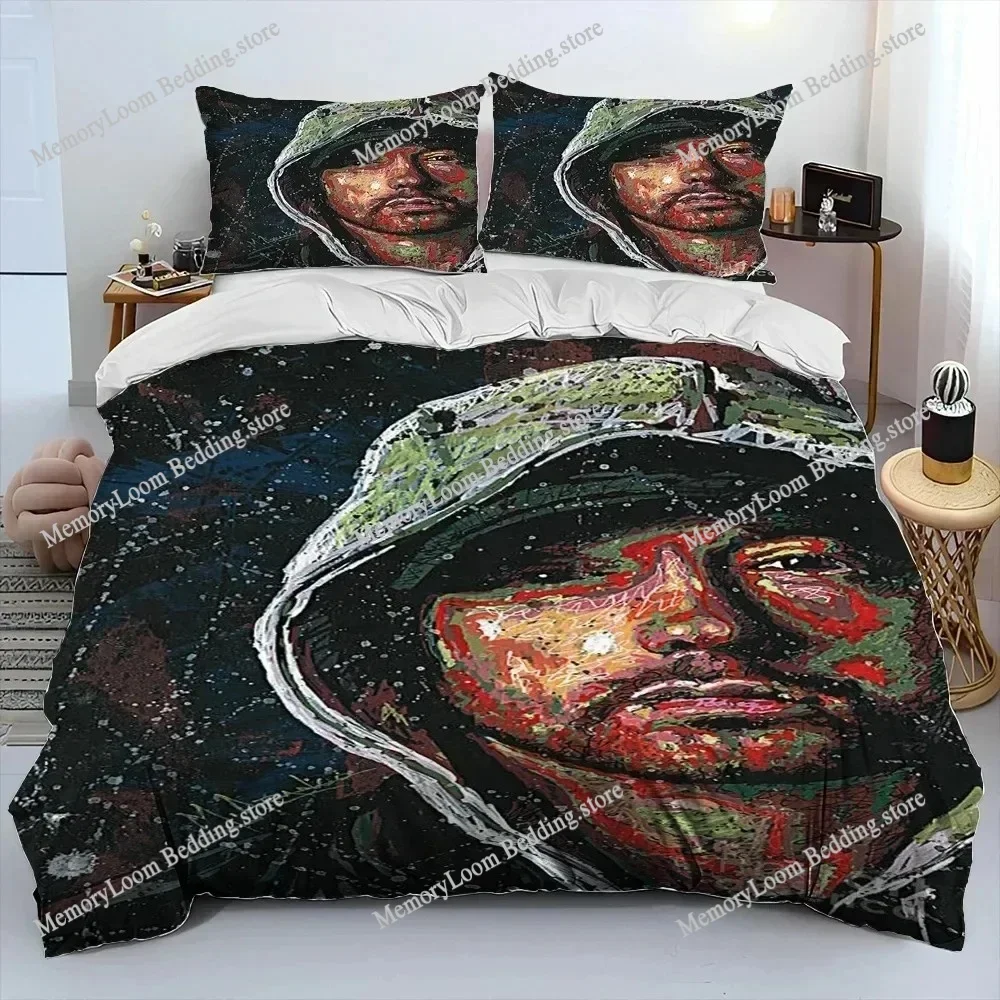 Hip Hop Art Rapper Legend Star Soft Bedding Set Single-Twin-Full-Queen-King Size Adult Kid Bedroom Breathable Duvet Cover 2025