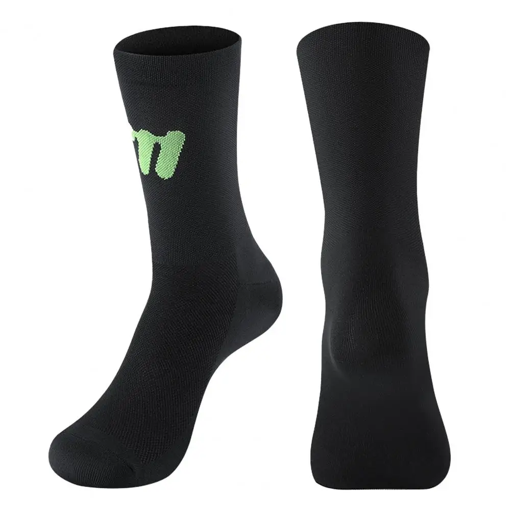 Outdoor Cycling Socks Reflective for Men Women Breathable Moisture-wicking Sports Socks for Hiking