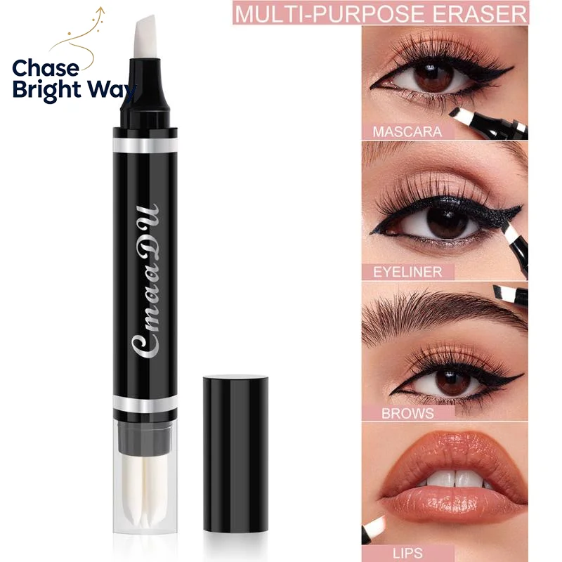 Precision Eyeliner Corrector Pen With Gentle Micellar Remover Quick Touch Up Tool For Busy Morning Makeup Routines