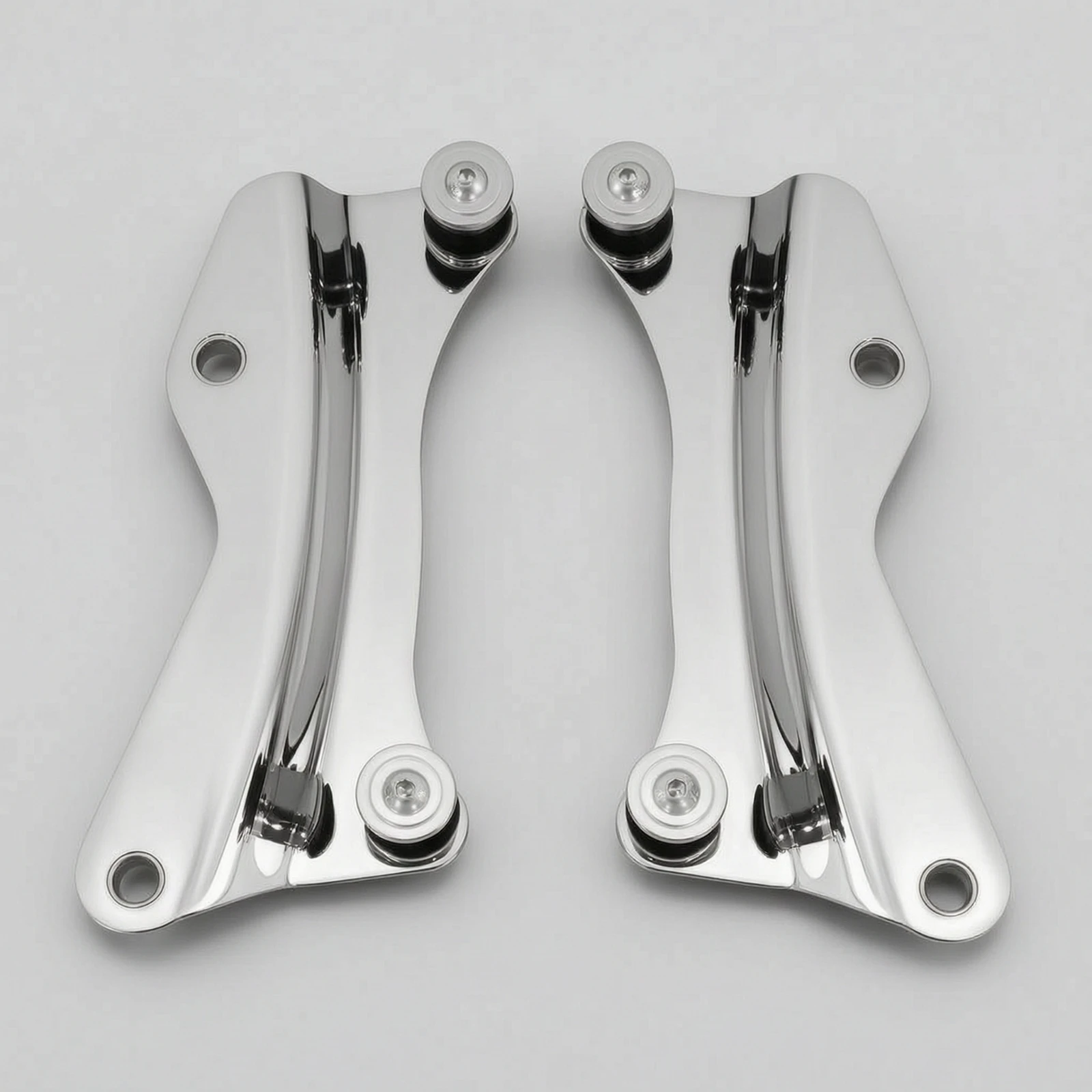 Motorcycle Backrest Mounting Brackets Long-Lasting Sissy Bar Mounting Hardware Quick Release Brackets Rust Resistant
