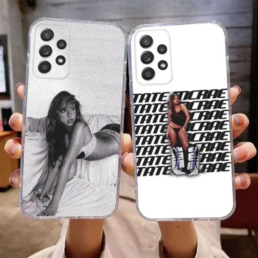 

Singer T-Tate Mcrae Greedy Phone Case For Samsung Galaxy A,71,70,52,51,40,31,50,50S,30S,21S,12,10,Note20ultra Transparent Cover