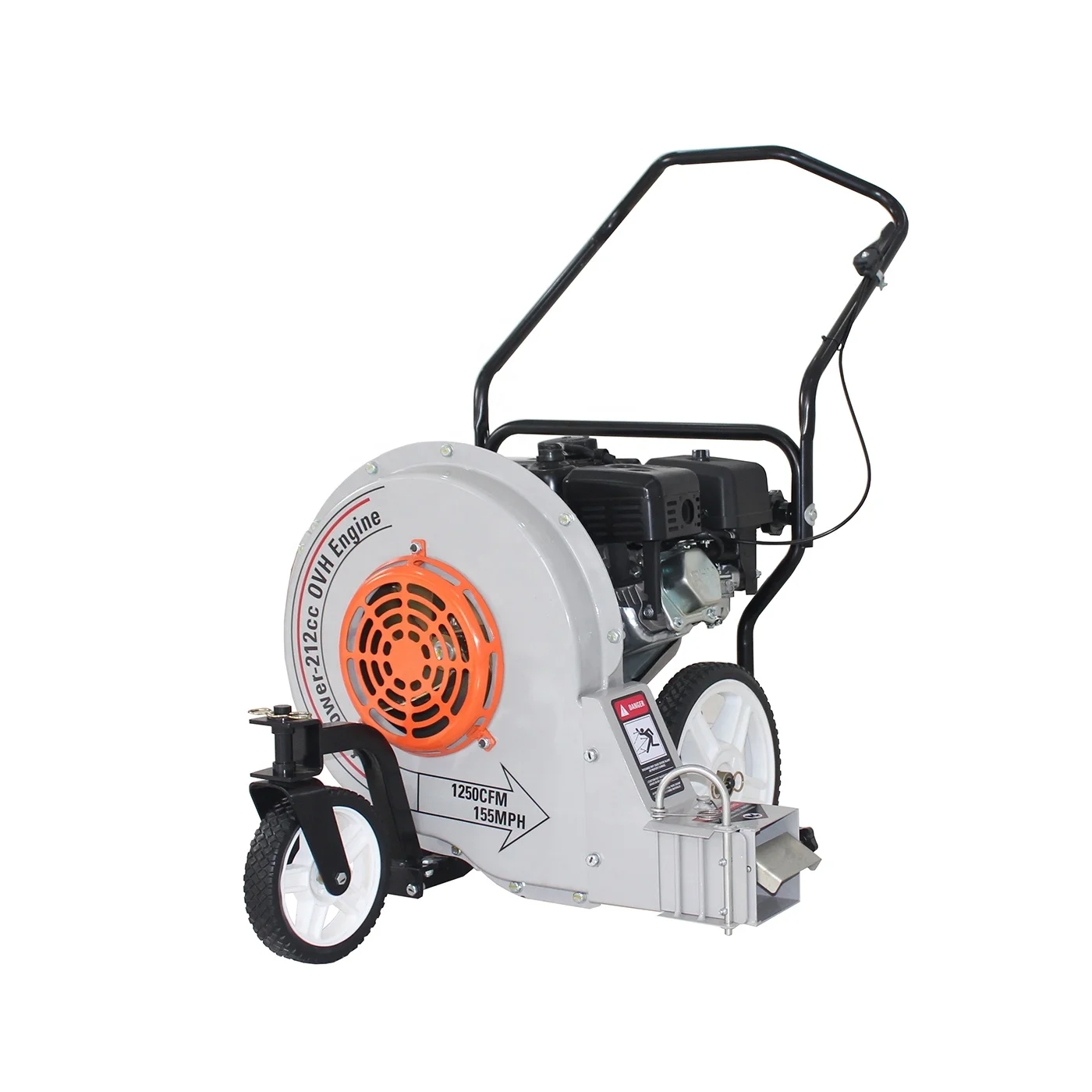 Speedy gas leaf blower on wheels 6.5hp power garden leaf blower grass blower