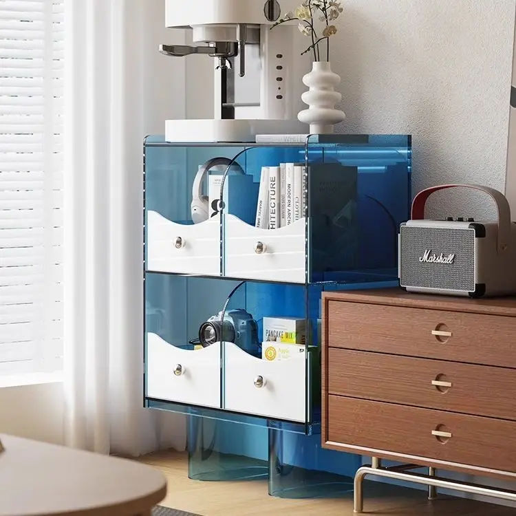 خزانة عرض فرنسية عتيقة، خزانة تخزين مدخل غرفة المعيشة، ديكور أشتات الحائط المنزلية، خزانة عمودية صغيرة #1