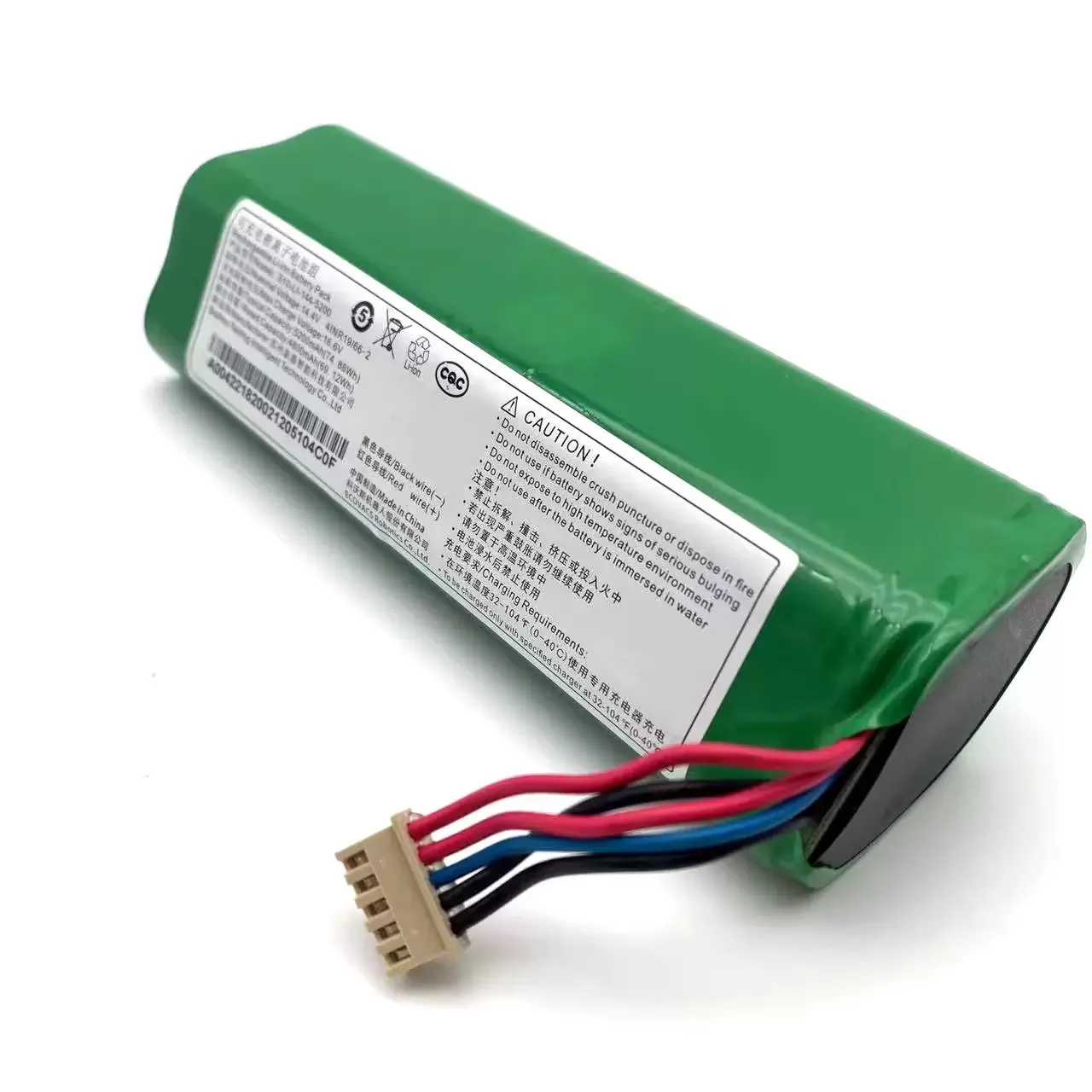 

lithium ion Battery For ECOVACS S10-Li-144-5200 Sweeping Robot 14..4V 5200mAh