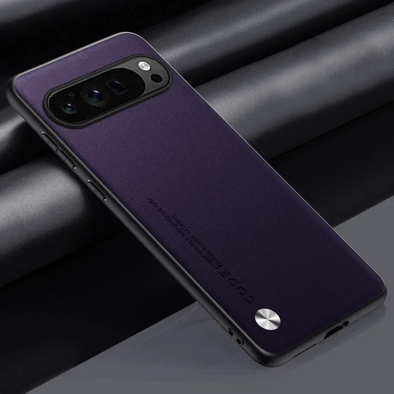Luxuriöse Leder-Handyhülle für Google Pixel 10A 10 11 XL 9A 9 Pro 8Pro 7 6 Pro 8A 7A 5A 4 Schlichte Hautfreundliche Stoßfeste Weiche Rückseiten-Abdeckung – Detail 14