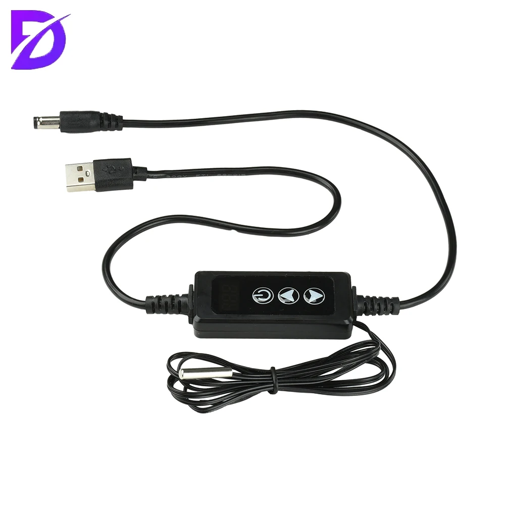 Digital Temperature Controller W-3301A with Smart Dual-Mode for Heating Cooling Accurate Measurement USB Powered