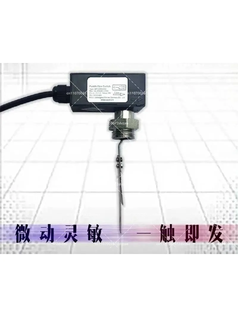External Thread DN25 DN20 Plug-in Flow Switch, Target Flow Micro Motion Sensitive Water Flow Sensor 6 Points