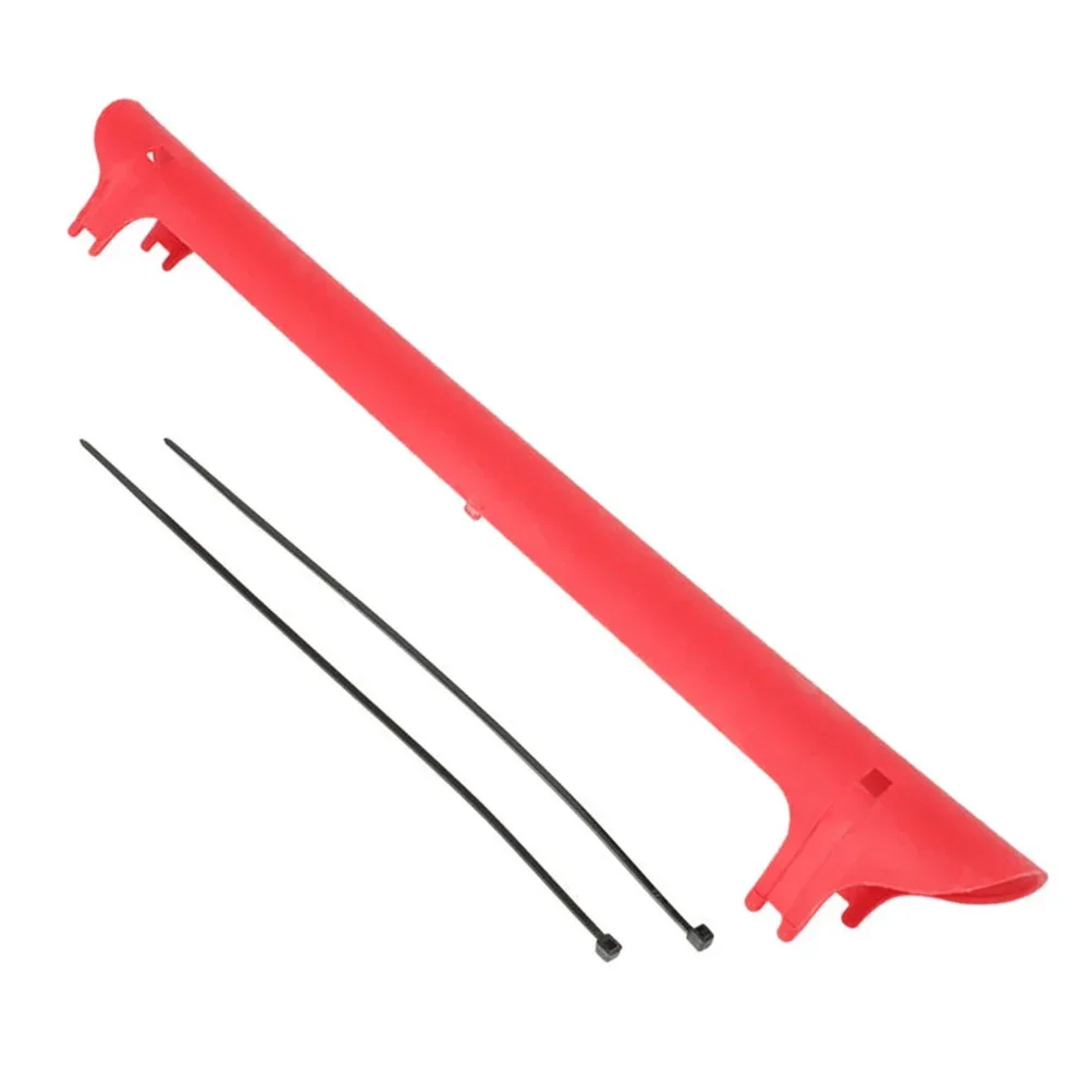 

Chain rear fork guard, suitable for mountain bike road bike folding bike, cable ties for fixation, reusable, red
