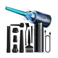 100000RPM Cordless Air Duster Brushless Blower 90W Electric Wireless Gel Gun Cleaner Tools for PC Computer Keyboard Car Laptop