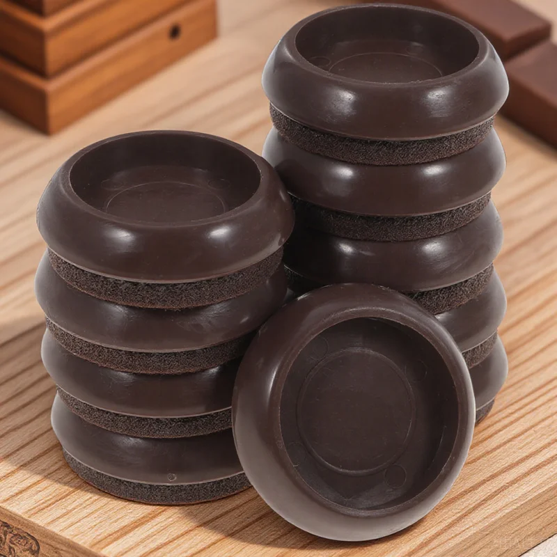 

10Pcs Universal Caster Cups for Furniture Non-Slip Wheel Stoppers Floor Protector Pads for Chairs Desks Sofas Recliners Hardwood