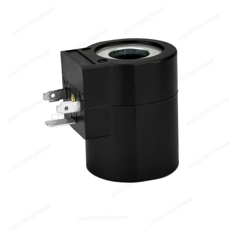 Hydraulic Solenoid Valve Coil Round 3-Prong Inner Hole 16mm Height 51mm AC220V DC24V, Replacement Parts