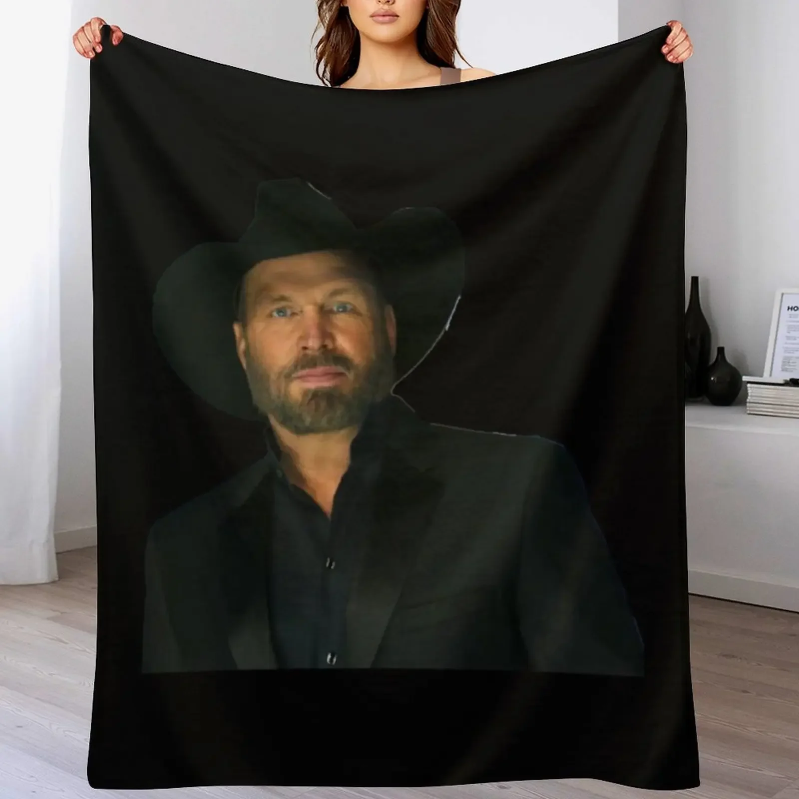 

Garth Brooks Classic Throw Blanket anime Beach Warm Flannels Blankets