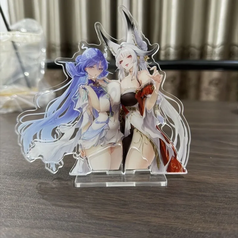 Game Wuthering Waves Qing Xiao Xin Yue Hu Gemini Service Theme Room Plaque Acrylic Plaque Desktop Decoration Model Props Gifts