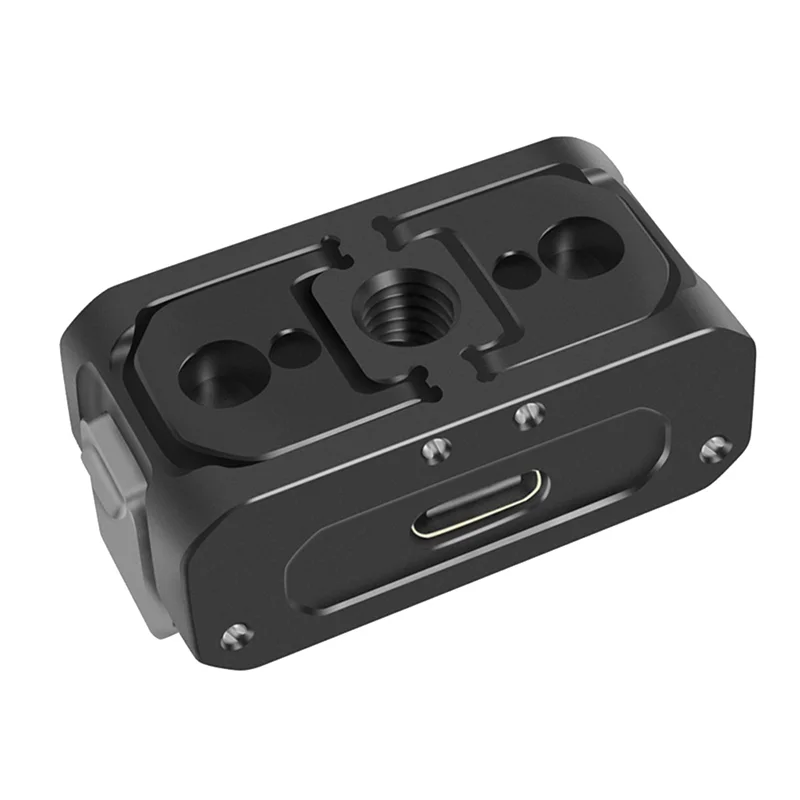 Adaptador de carga magnético 2 en 1, montaje en trípode plegable, interfaz de 1/4 pulgadas para cámara de acción ACTION 2 F