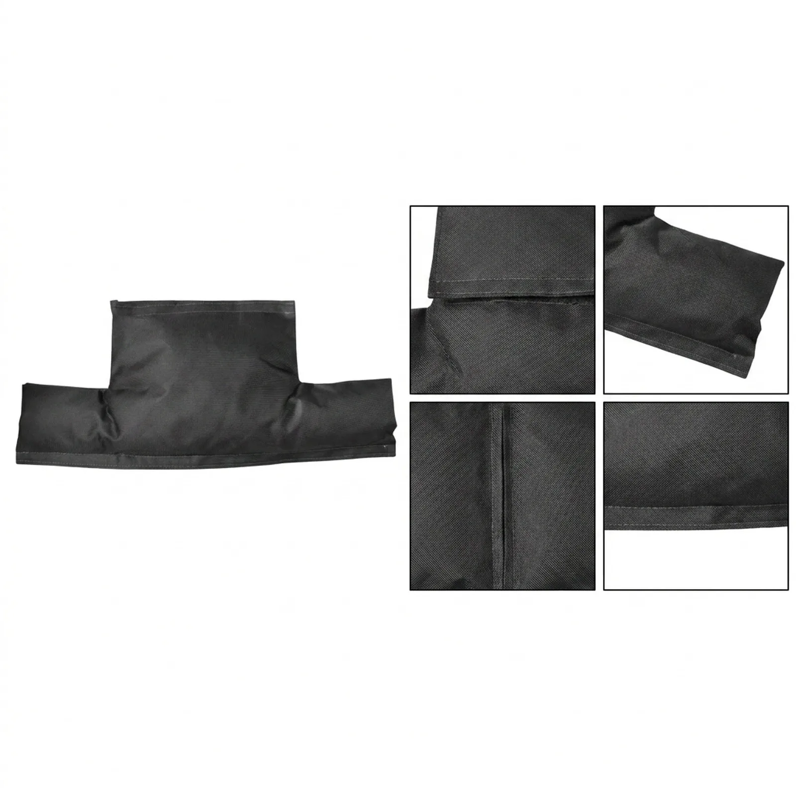 Black 55x25cm Water Meter Insulation Cover Thick Oxford Frost For Protection Wrap For Outdoor Pipe Heating System Accessories