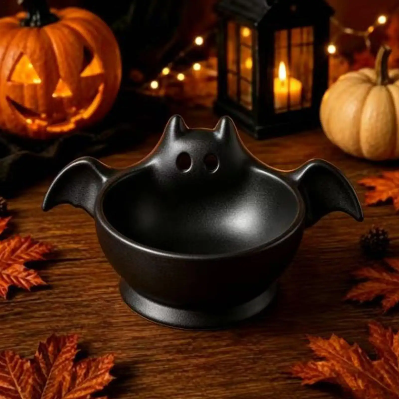 Halloween Candy Bowl 3D printed Bat Candy Storage Bowl Holder Multifunctional  Organizer Holder Halloween Home Decoration