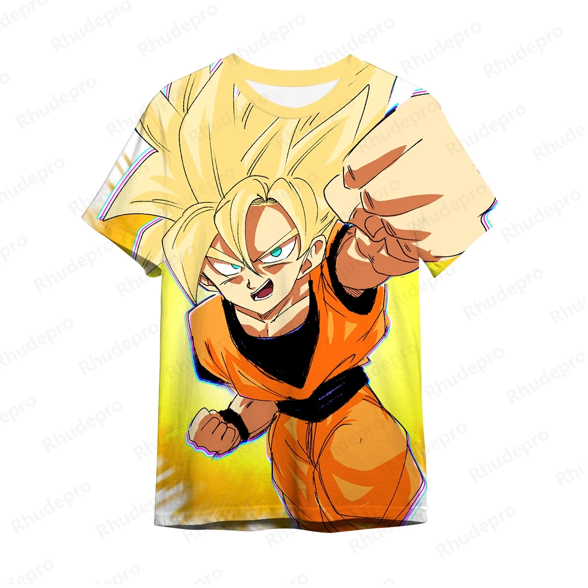 

Dragon ball Goku Men's T-Shirt Streetwear AnimeShirts High Quality Y2k Children Clothing Harajuku Style Gift Short Sleeve Anime