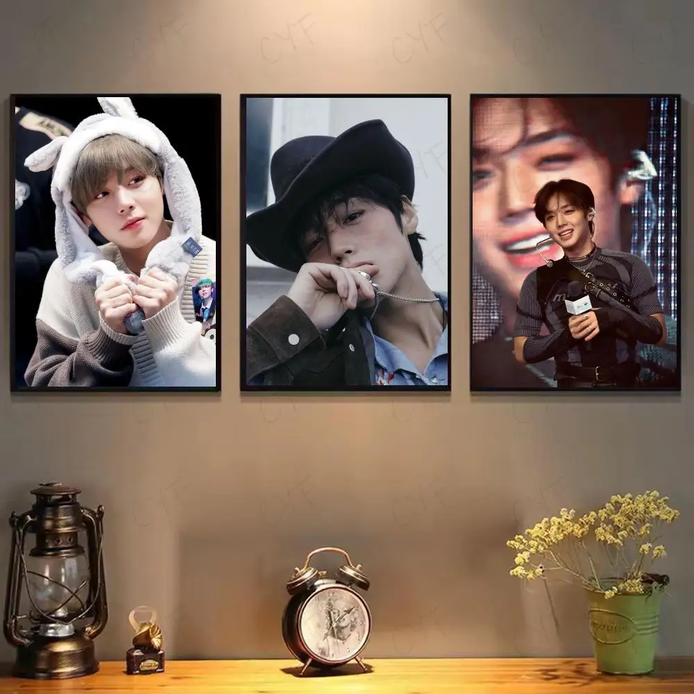 الكورية P-PARK JI HOON ملصق HD الفن جدارية الجدار ملصق للمنزل غرفة الديكور DIY خمر طباعة ديكور