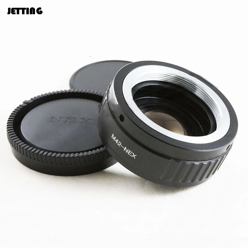 1PCS M42 Mount Lens Focal Reducer Speed Booster Adapter For NEX E 7 A6000 Focal Reducer Speed Booster Adapter