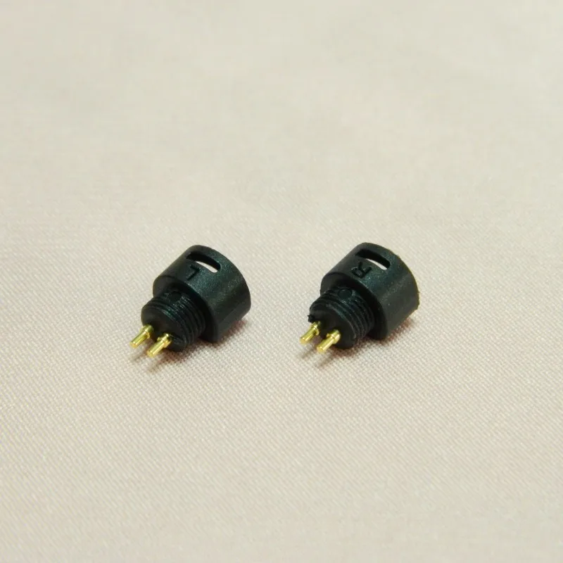 New 1 Pair Connector Pin Gold Plated For DIY Repair Sennheiser IE80 Earpone Headphone