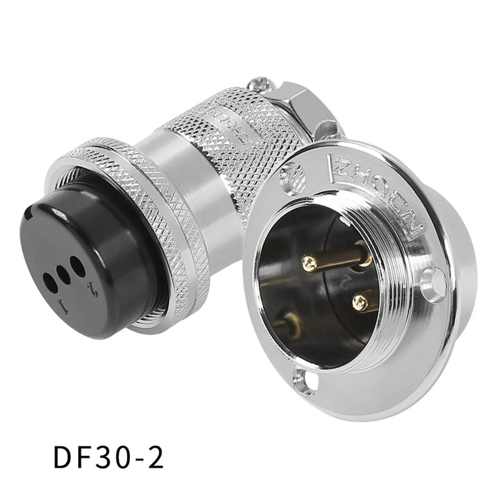 

30mm Aviation Socket Connector DF30 Screw Locking System Copper Plating for Enhanced Conductivity Reliable Design