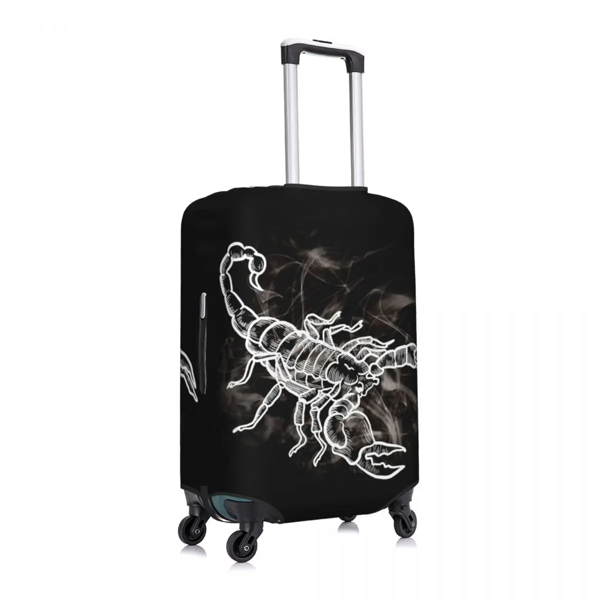 Scorpion Smoke Design Print Luggage Protective Dust Covers Elastic Waterproof 18-32inch Suitcase Cover Travel Accessories