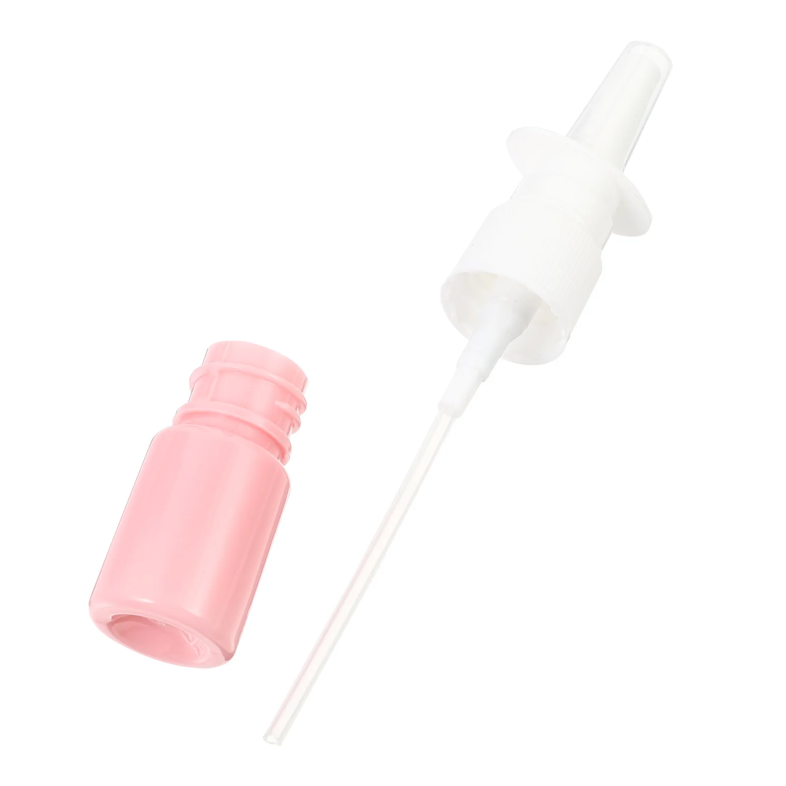 

50pcs Direct Spray Bottle 5ml Flat Shoulder Small Plastic Travel Nasal Skin Lotion PET Bottles Empty Reusable Portable
