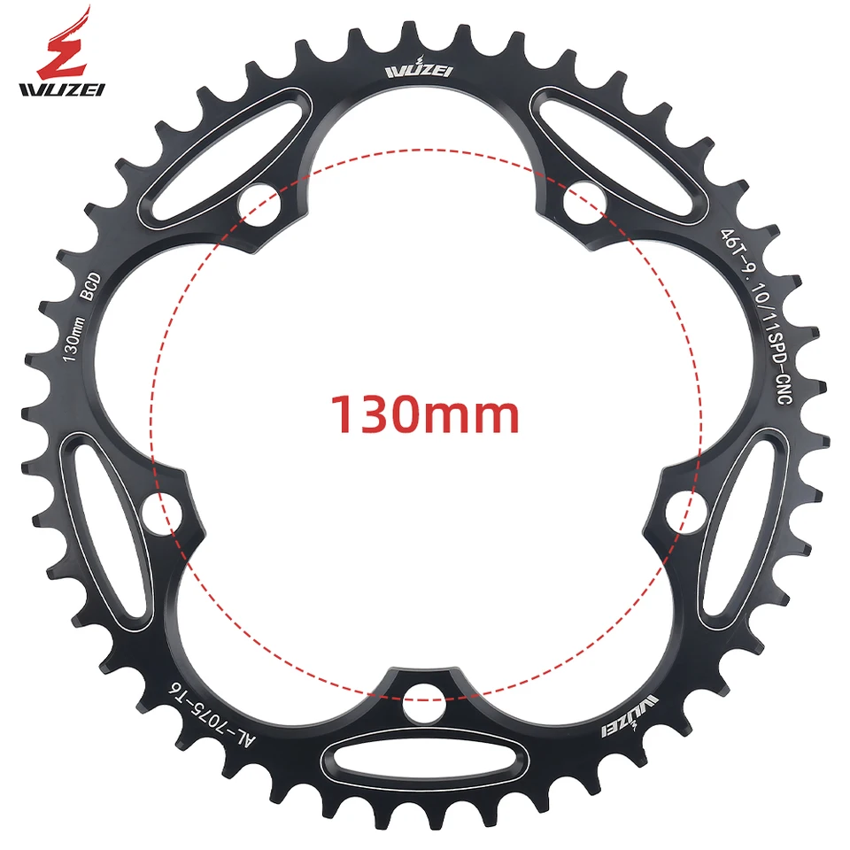 WUZEI 130 BCD チェーンリング 38T 40T 42T 46T 50T ナロー