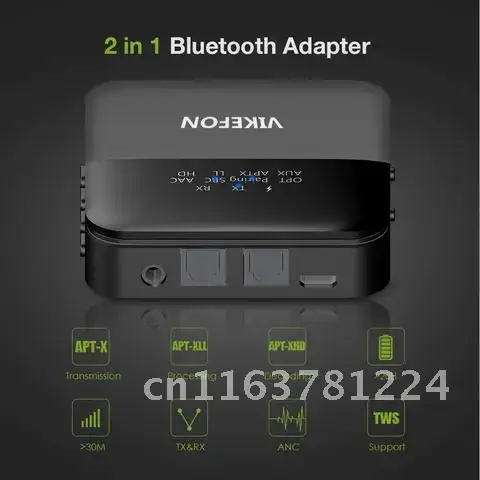 AptX HD Low Latency Bluetooth 5.0 Audio Transmitter Receiver Music CSR8675 TV PC Car Wireless Adapter RCA SPDIF 3.5mm Aux Jack