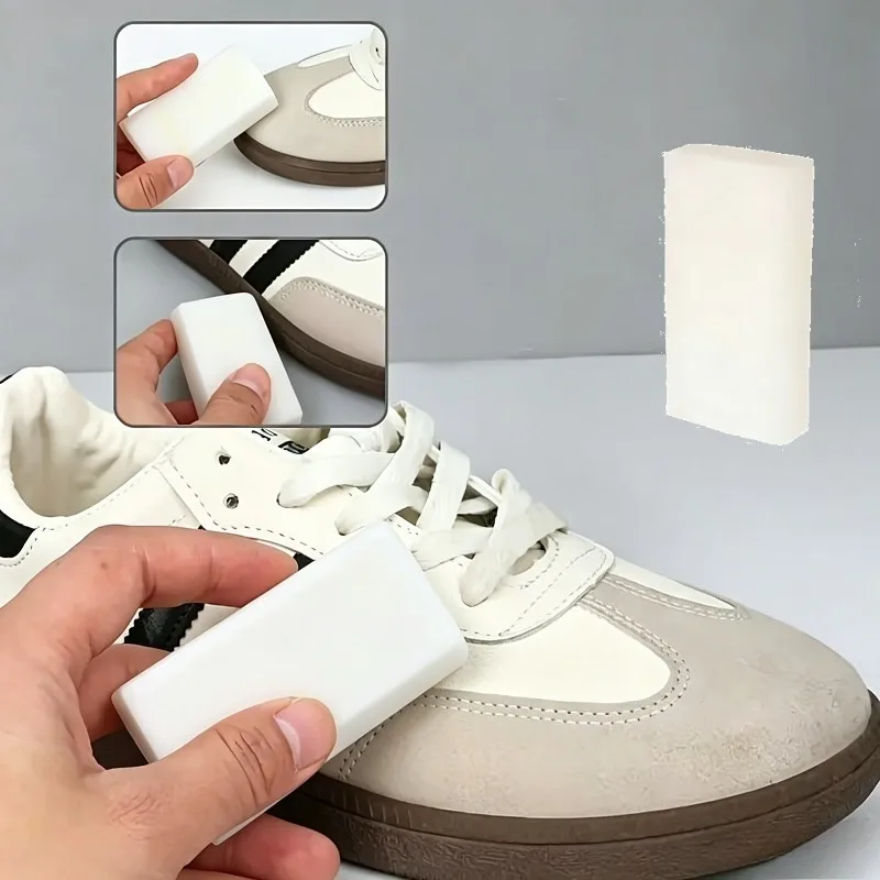 Advanced shoe cleaning eraser - Suitable for sports shoes and suede shoes - Protects and maintains white shoes and snow boots