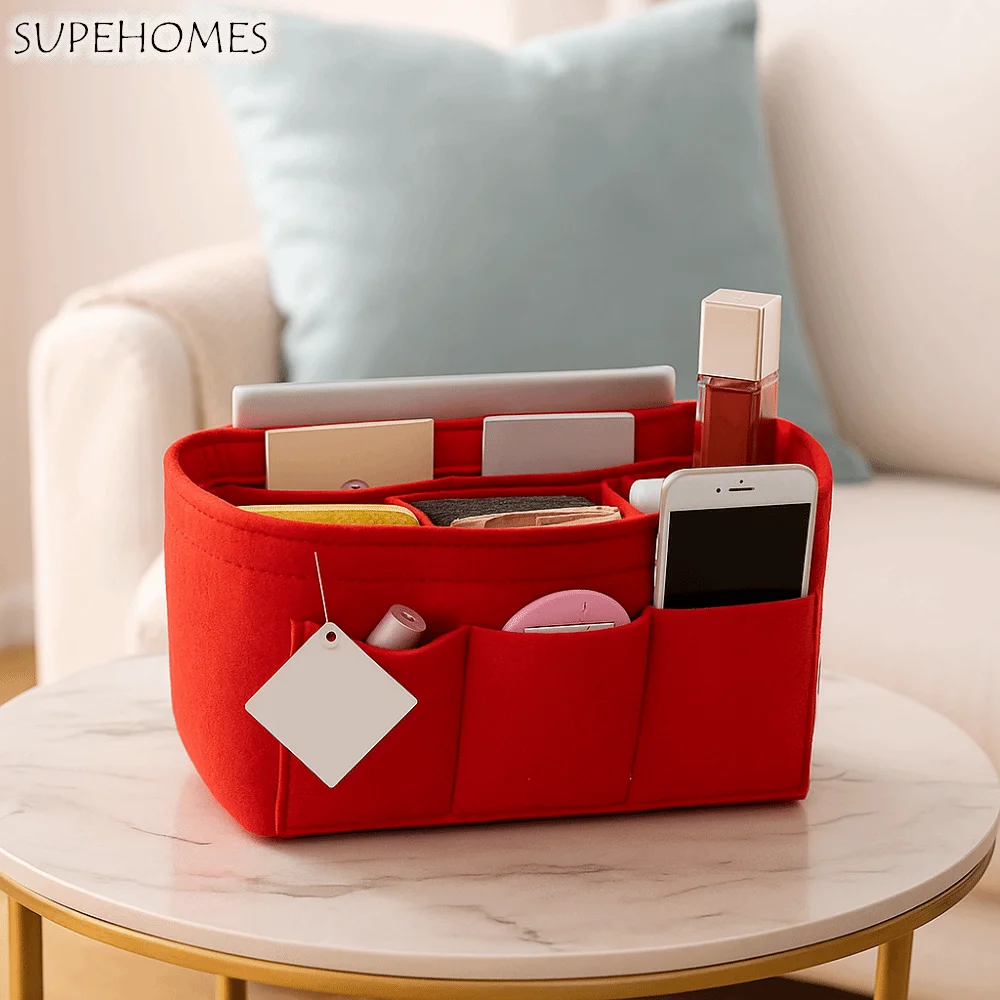 

Сумка для хранения, легкая дорожная сумка-тоут, разделитель, портативный размер, сумка для хранения на молнии, контейнер для туалетных принадлежностей, вставка для сумки