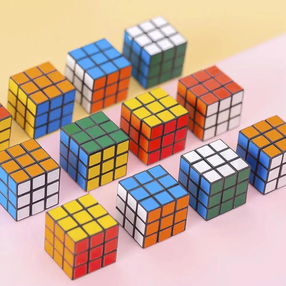 120Pcs Mini 3cm Magic Cube Children Educational Toys Kindergarten Prize Kids Birthday Party Favors Goodie Fillers Gift