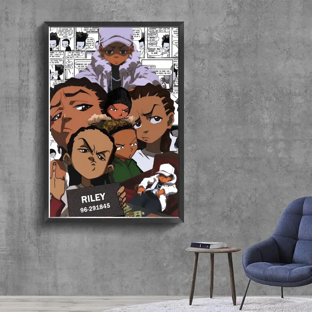 Boondocks Retro Movie Sticky Posters Vintage Room Bar Cafe Decor Nordic Home Decor