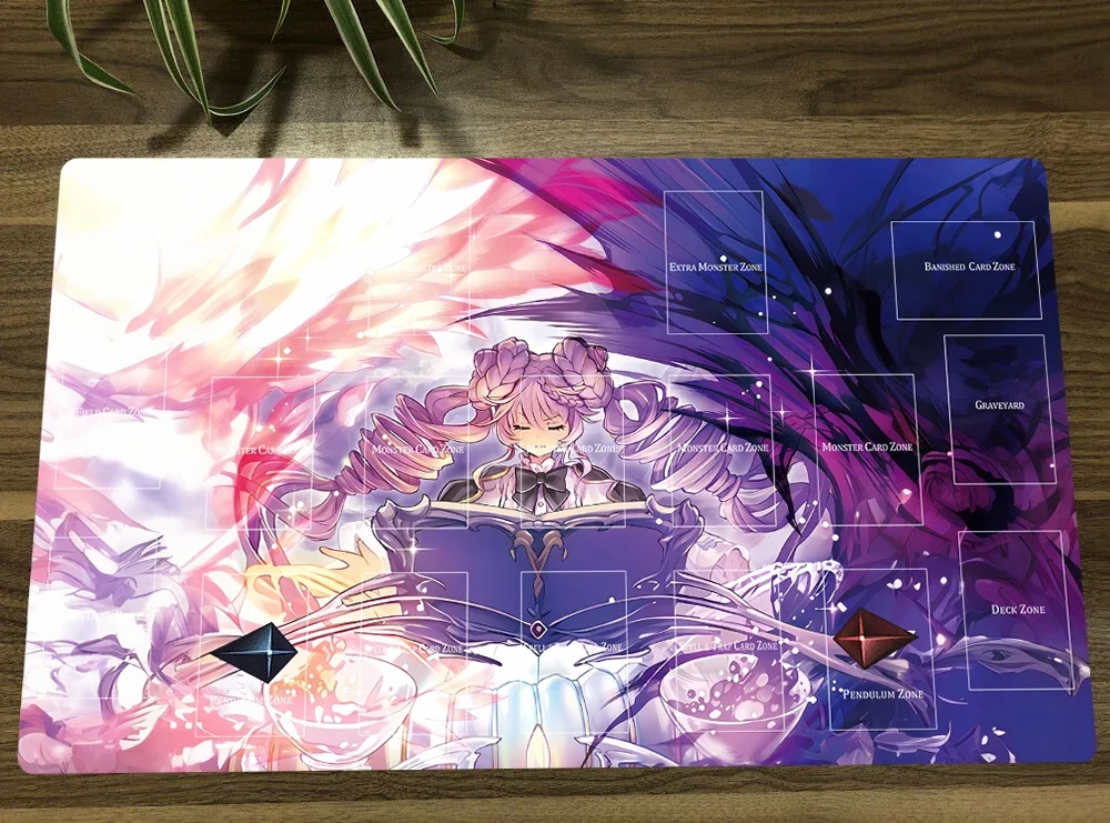 

YuGiOh Vaalmonica Creator TCG CCG Коврик Аниме Коллекционный коврик для карточных игр Настольный игровой коврик Коврик для мыши 60x35 см Бесплатная сумка