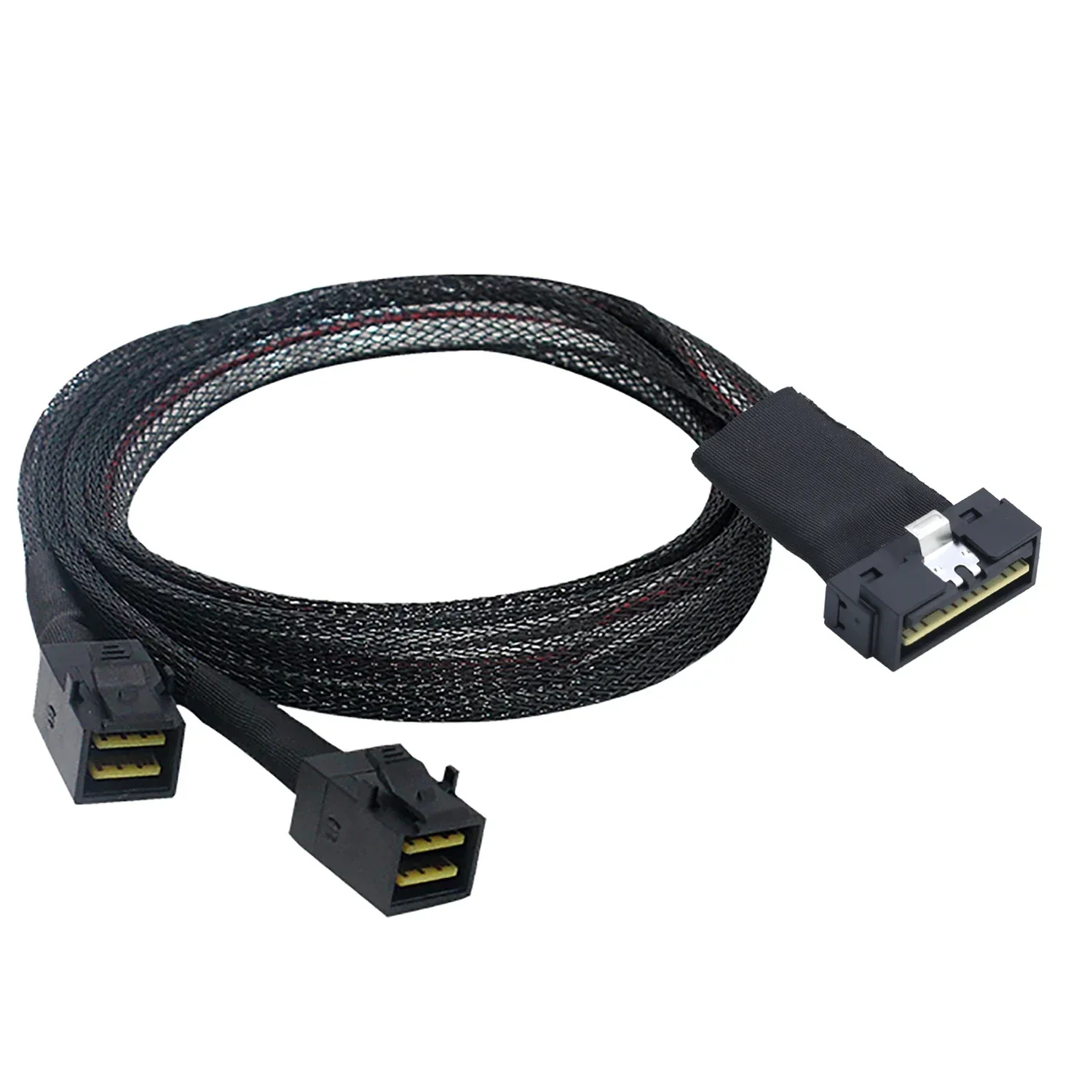 

PCI-E Ultraport Slimline SAS 4.0 LP Low profile SFF-8654 8i 74Pin to Dual MINI SAS HD SFF-8643 36Pin Server connection Cable