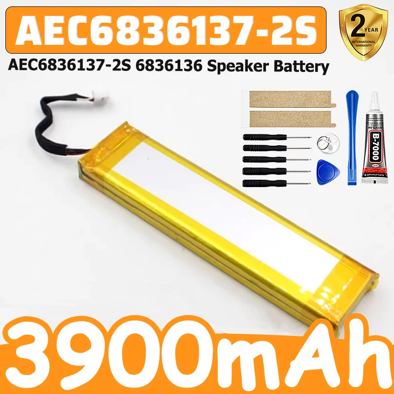 High-Quality Battery 3900mAh 7.4V AEC6836137-2S 6836136 Speaker Battery