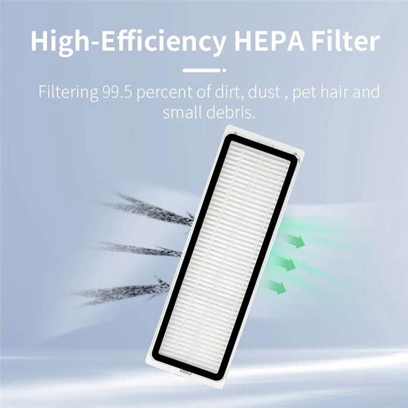 Kit de accesorios para Robot aspirador Mi 2 STYTJ03ZHM, 14 piezas, cepillo lateral principal, filtro, mopa