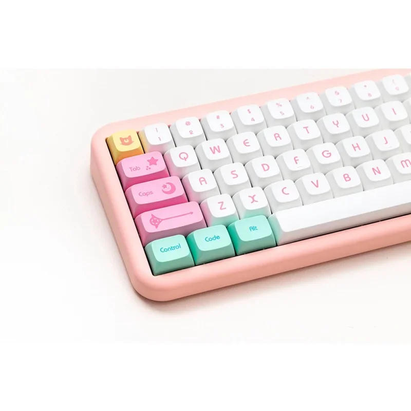 كيكابس أنيمي لطيف ، XDA الشخصي ، صبغ التسامي PBT Keycap ، 143 مفاتيح