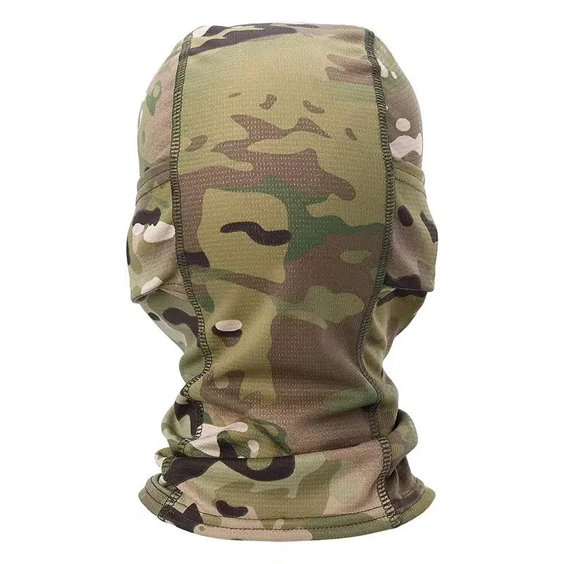 Skullies Beanies Skii Caps Breathable Mesh Balaclava  Hats For Men Bonnets Tactical Camouflage Bike Ski Camo Mask